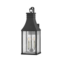 Load image into Gallery viewer, Beacon Outdoor Wall Light in Museum Black (Large).
