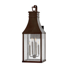 Load image into Gallery viewer, Beacon Outdoor Wall Light in Blackened Copper (X-Large).
