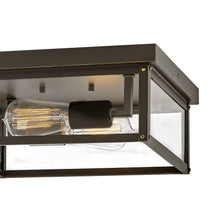 Load image into Gallery viewer, Beckham Outdoor Flush Mount Ceiling Light in Detail.
