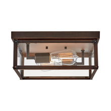 Load image into Gallery viewer, Beckham Outdoor Flush Mount Ceiling Light in Detail.

