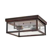 Load image into Gallery viewer, Beckham Outdoor Flush Mount Ceiling Light in Detail.
