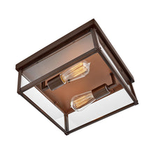 Load image into Gallery viewer, Beckham Outdoor Flush Mount Ceiling Light in Detail.
