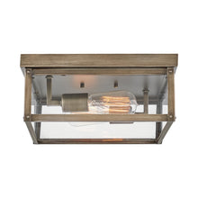Load image into Gallery viewer, Beckham Outdoor Flush Mount Ceiling Light in Detail.
