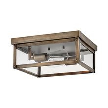 Load image into Gallery viewer, Beckham Outdoor Flush Mount Ceiling Light in Detail.
