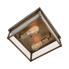 Load image into Gallery viewer, Beckham Outdoor Flush Mount Ceiling Light in Detail.
