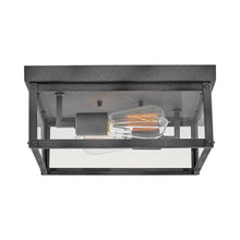 Load image into Gallery viewer, Beckham Outdoor Flush Mount Ceiling Light in Detail.

