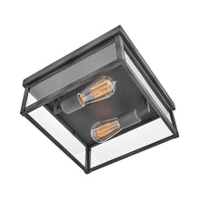 Load image into Gallery viewer, Beckham Outdoor Flush Mount Ceiling Light in Detail.
