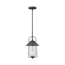 Load image into Gallery viewer, Belden Outside Area Pendant Light in Oil Rubbed Bronze.
