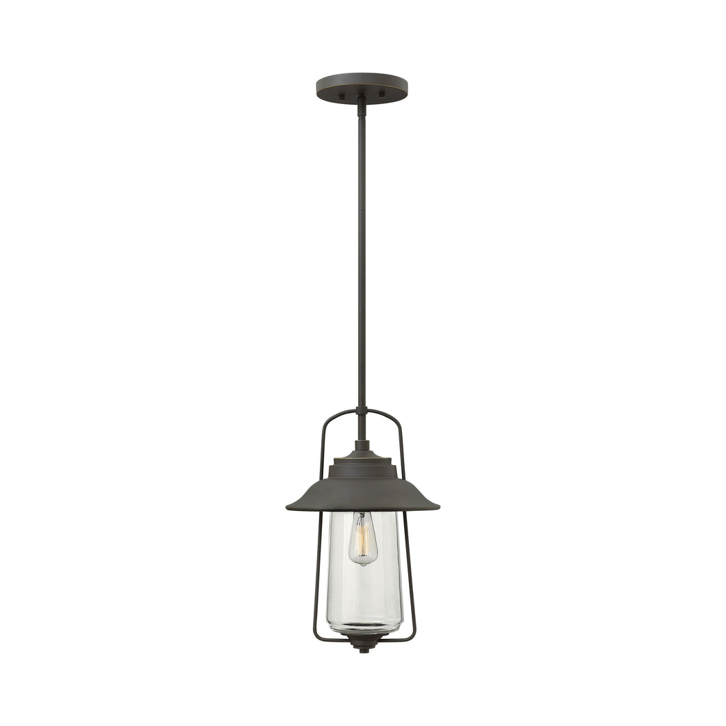 Belden Outside Area Pendant Light in Oil Rubbed Bronze.