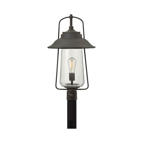 Belden Outside Area Post Light in Oil Rubbed Bronze.