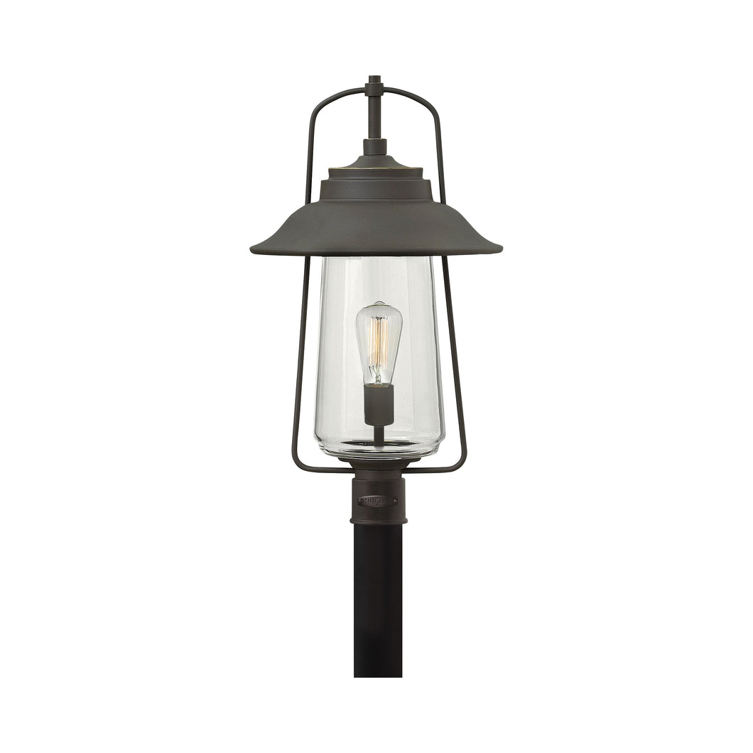 Belden Outside Area Post Light in Oil Rubbed Bronze.