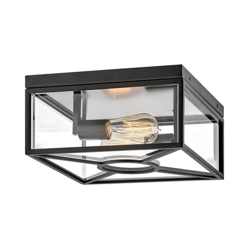 Brixton Outside Area Flush Mount Ceiling Light.