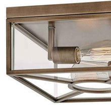 Load image into Gallery viewer, Brixton Outside Area Flush Mount Ceiling Light in Detail.
