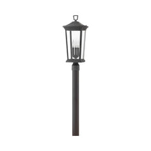 Load image into Gallery viewer, Bromley Outside Area Post Light in Museum Black.
