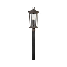 Load image into Gallery viewer, Bromley Outside Area Post Light in Oil Rubbed Bronze.
