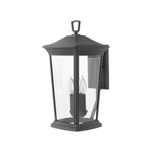 Load image into Gallery viewer, Bromley Outdoor Wall Light in Large/Museum Black.
