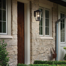 Load image into Gallery viewer, Bromley Outdoor Wall Light in Outside Area.
