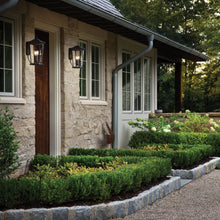 Load image into Gallery viewer, Bromley Outdoor Wall Light in Outside Area.
