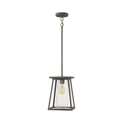 Burke Outside Area Pendant Light in Oil Rubbed Bronze.