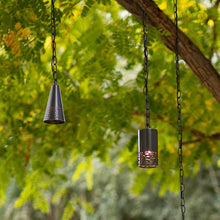 Load image into Gallery viewer, Calder LED Outdoor Pendant Light in Outside Area.
