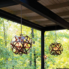Load image into Gallery viewer, Carson Outdoor Pendant Light Outside Area.
