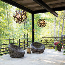 Load image into Gallery viewer, Carson Outdoor Pendant Light in Outside Area.
