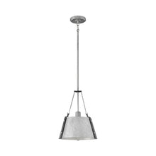 Load image into Gallery viewer, Cartwright Drum Pendant Light in Galvanized.
