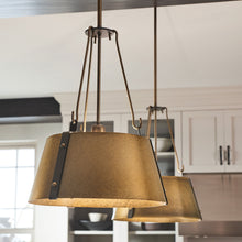 Load image into Gallery viewer, Cartwright Drum Pendant Light in dining room.
