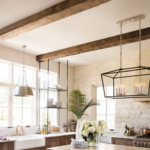 Load image into Gallery viewer, Cartwright Drum Pendant Light in dining room.
