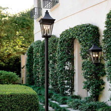 Load image into Gallery viewer, Chapel Hill Outdoor Post Light in Outside Area.

