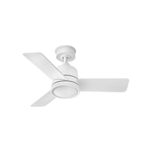 Load image into Gallery viewer, Chet LED Ceiling Fan in Matte White (36-Inch).
