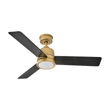 Load image into Gallery viewer, Chet LED Ceiling Fan in Heritage Brass (48-Inch).
