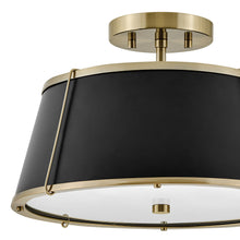 Load image into Gallery viewer, Clarke Semi Flush Mount Ceiling Light in Detail.
