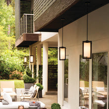 Load image into Gallery viewer, Colfax Outdoor Pendant Light in Outside Area.
