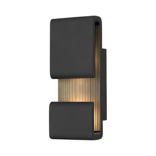 Contour Outside Area Led Wall Light in Black.