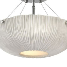 Load image into Gallery viewer, Coral Semi Flush Mount Ceiling Light in Detail.
