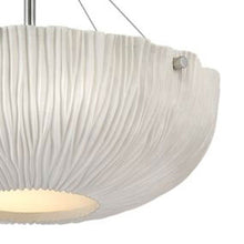 Load image into Gallery viewer, Coral Semi Flush Mount Ceiling Light in Detail.
