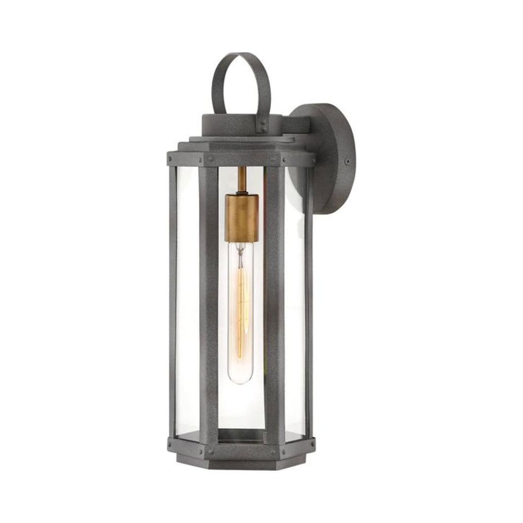 Danbury Outside Area Wall Light in Medium.