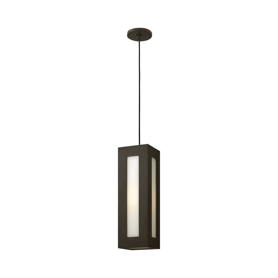 Dorian Outside Area Pendant Light in Bronze.
