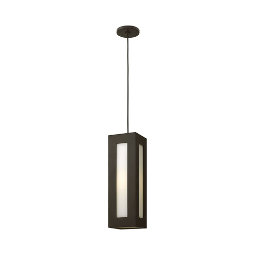 Dorian Outside Area Pendant Light in Bronze.