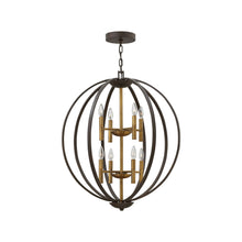 Load image into Gallery viewer, Euclid Chandelier in Small/Spanish Bronze.
