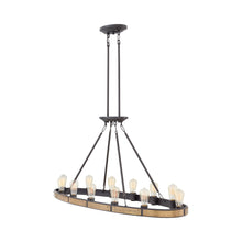 Load image into Gallery viewer, Everett Linear Pendant Light in Bronze.
