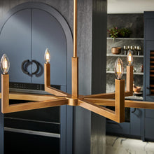 Load image into Gallery viewer, Ezra Chandelier in kitchen.
