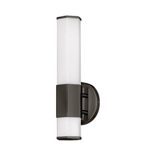 Load image into Gallery viewer, Facet LED Bath Wall Light in Black Oxide.
