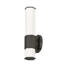 Load image into Gallery viewer, Facet LED Bath Wall Light in Detail.
