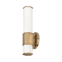 Load image into Gallery viewer, Facet LED Bath Wall Light in Detail.
