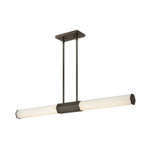 Load image into Gallery viewer, Facet LED Linear Pendant Light in Detail.
