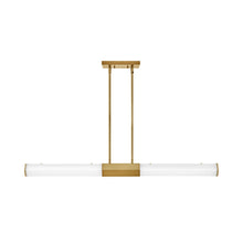 Load image into Gallery viewer, Facet LED Linear Pendant Light in Detail.
