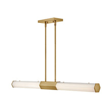 Load image into Gallery viewer, Facet LED Linear Pendant Light in Detail.
