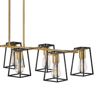 Load image into Gallery viewer, Filmore Linear Pendant Light in Detail.
